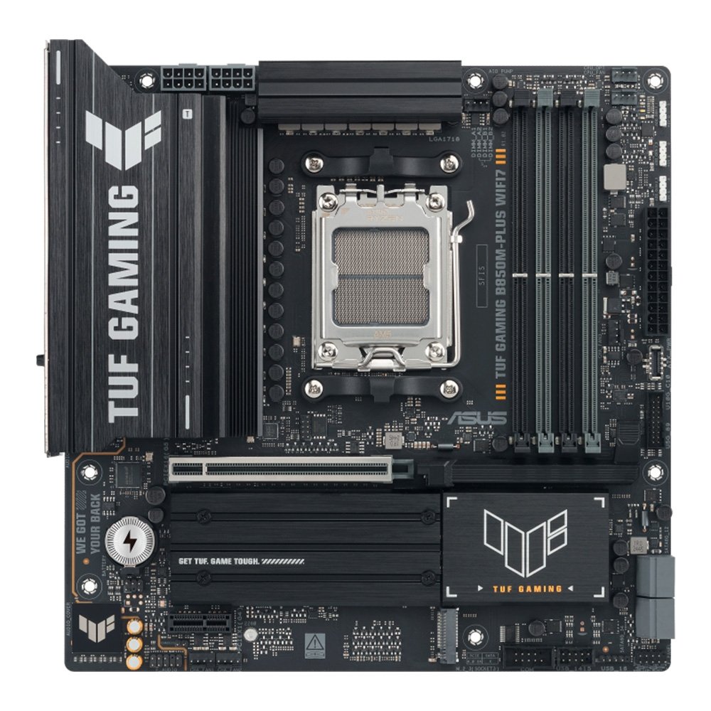 Placa Mãe ASUS TUF GAMING B850M-PLUS WIFI7, AMD AM5 , mATX, DDR5, Wi-fi 7, Bluetooth, Preto - 90MB1MU0-M0EAY0 4