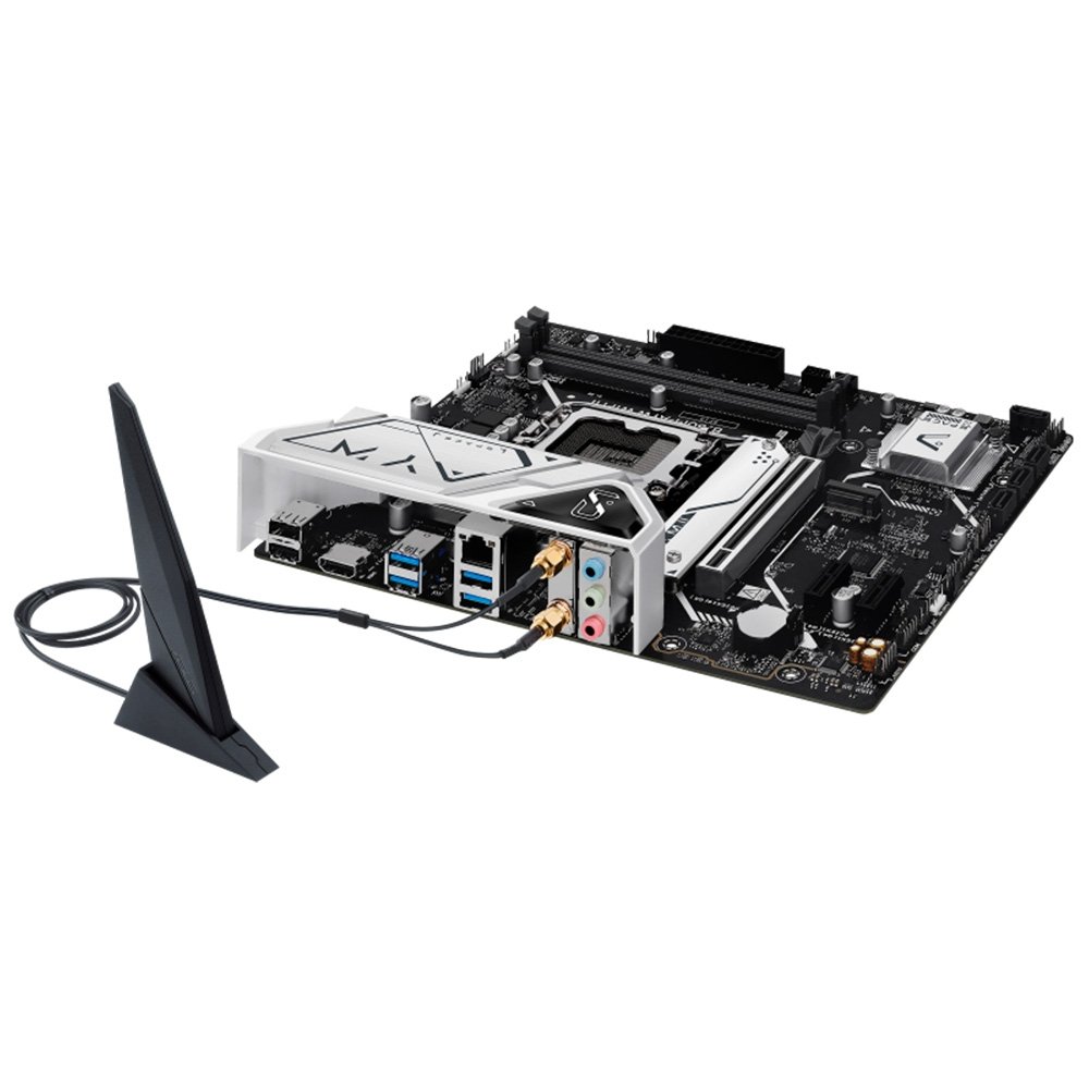 Imagem 8 de 10 do produto Placa Mãe ASUS B760M-AYW WIFI II, Intel LGA 1700, mATX, DDR5, Wi-fi 6, Bluetooth, Preto - 90MB1MH0-M0EAY0