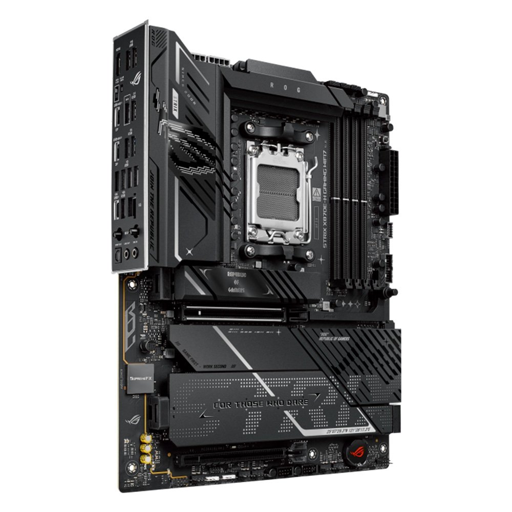 Placa Mãe ASUS ROG STRIX X870E-H GAMING WIFI7, AMD AM5, ATX, DDR5, Wi-fi 7, Bluetooth, Preto - 90MB1M90-M0EAY0 - view 7