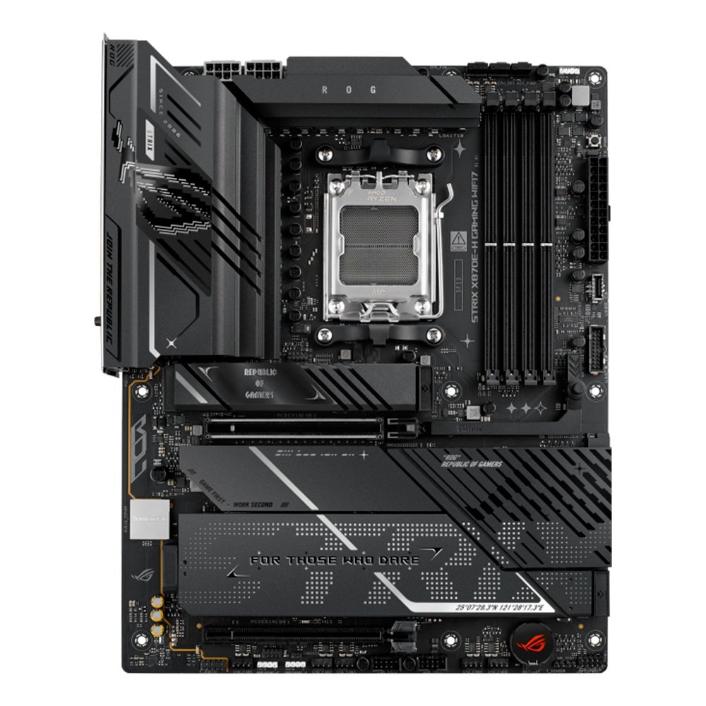 Placa Mãe ASUS ROG STRIX X870E-H GAMING WIFI7, AMD AM5, ATX, DDR5, Wi-fi 7, Bluetooth, Preto - 90MB1M90-M0EAY0 4