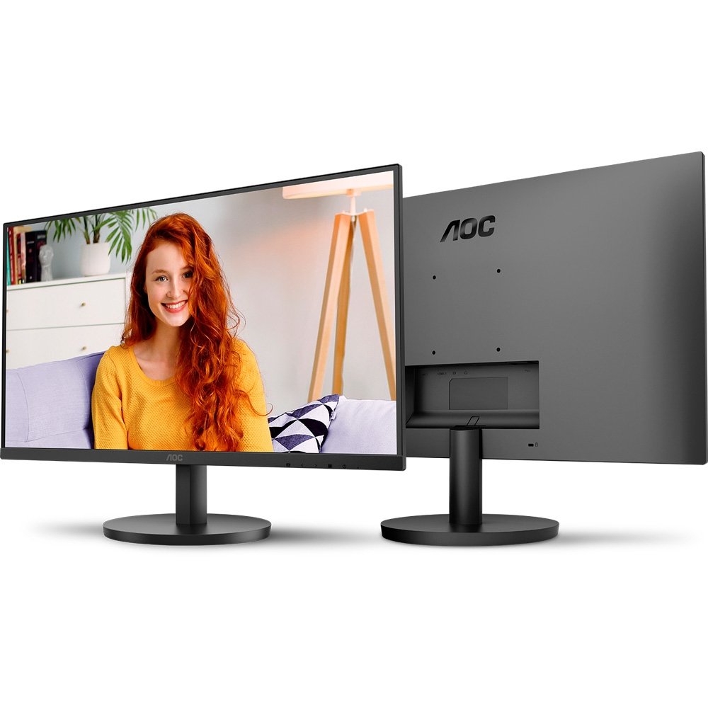 "Monitor Profissional AOC 27"", 4K, IPS, Adaptive-Sync, HDR 10, Flicker Free, Low Blue Mode, Som Integrado - U27B3A" - view 5