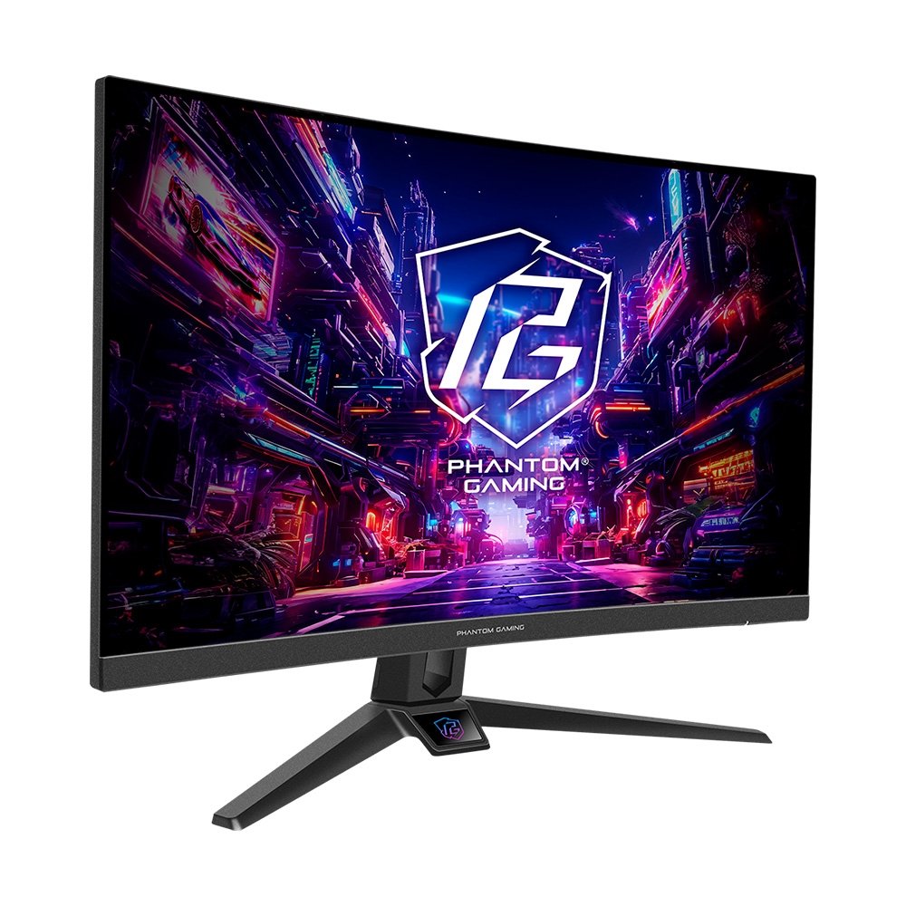 Monitor Gamer Curvo ASRock Phantom 27, FHD, 280Hz, 1ms, VA, FreeSync Premium, DisplayPort e HDMI, Preto - PG27FRS1A - view 2
