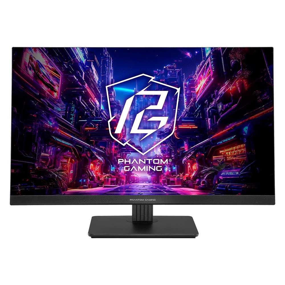 "Monitor Gamer ASRock Phantom 27"", FHD, 180Hz, 1ms, IPS, FreeSync Premium, HDR 400, DisplayPort e HDMI, Preto - PG27FFT1B"