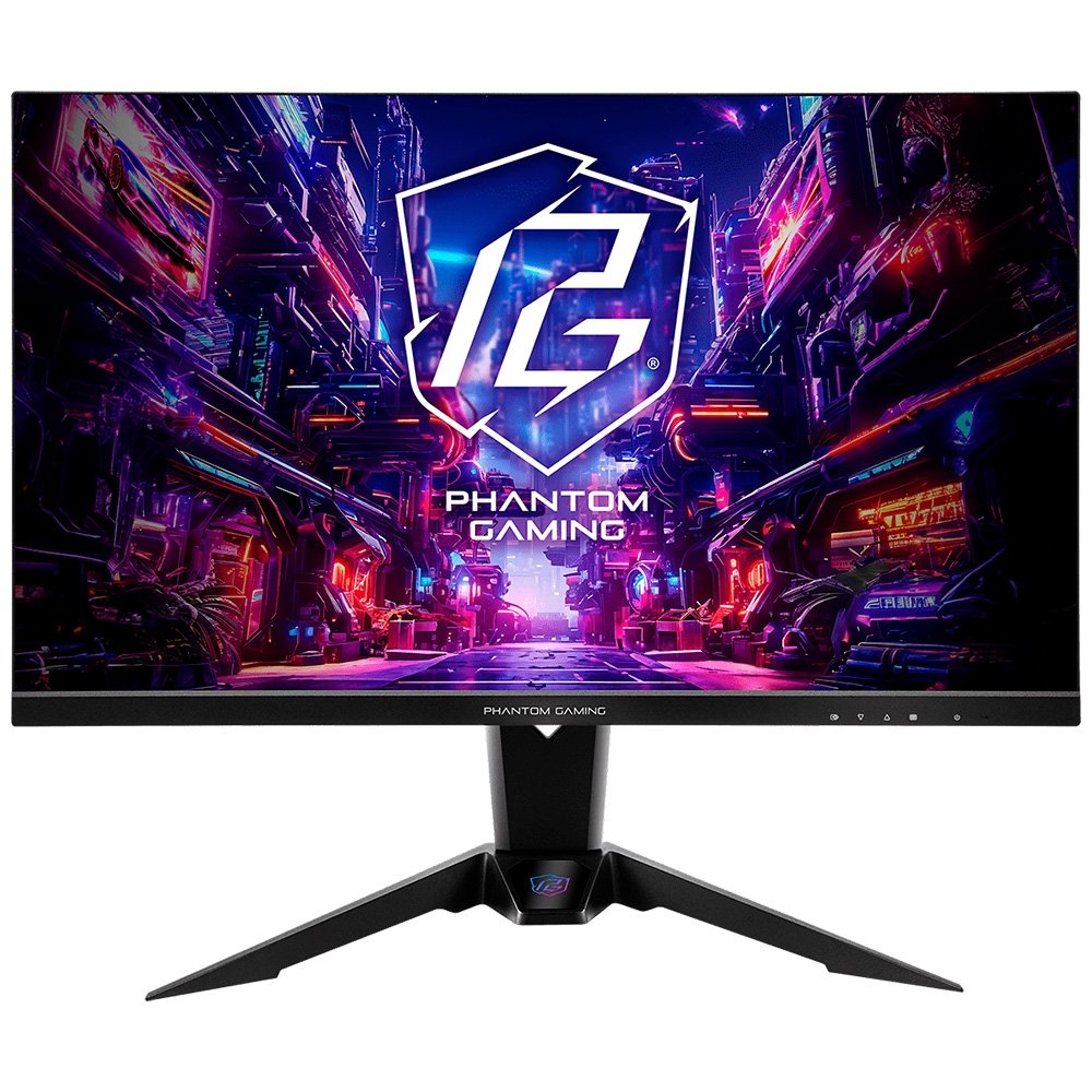 Monitor Gamer ASRock Phantom 27, FHD, 520Hz, 1ms, IPS, FreeSync Premium, HDR 400, DP e HDMI, Altura Ajustável, Antena Wi-Fi - PG27FFX2A