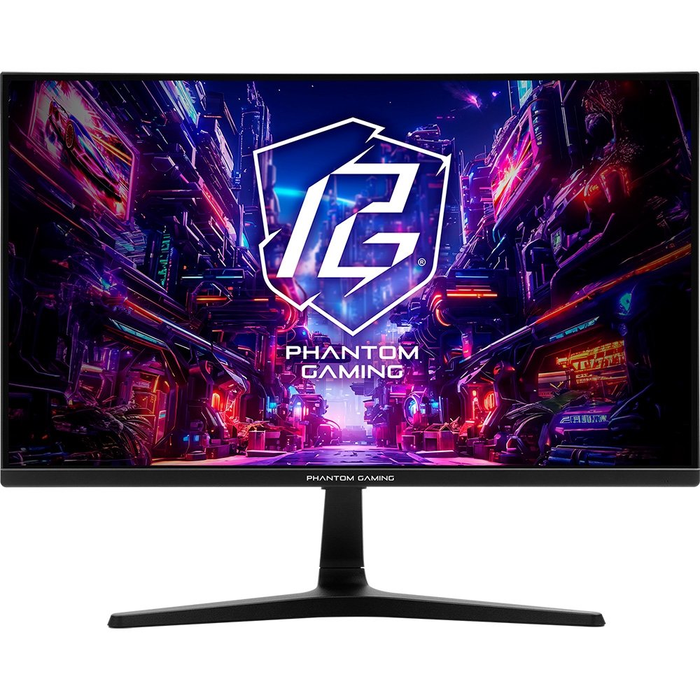 Monitor Gamer ASRock Phantom 25, FHD, 180Hz, 1ms, IPS, FreeSync Premium, DisplayPort e HDMI, Preto - PG25FFT