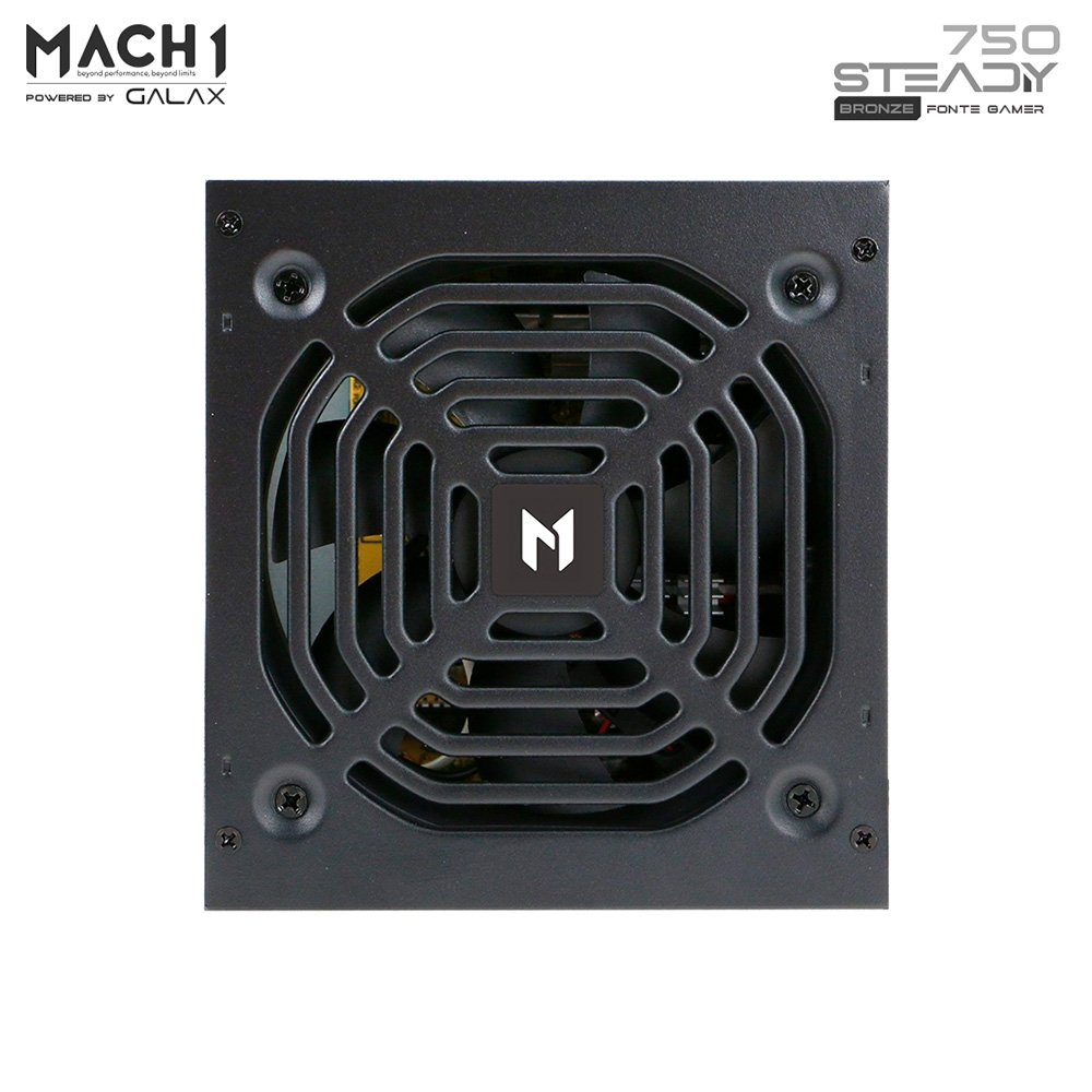 Fonte MACH1 Steady, 750W, 80 Plus Bronze, PFC Ativo, Preto - 750Steady - view 3
