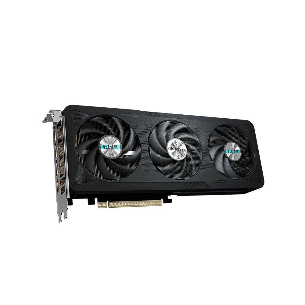 Placa de Vídeo Gigabyte RTX 5060 EAGLE MAX OC 8GB NVIDIA GeForce, 8GB GDDR7, 128bit, Triple Fan, Ray Tracing - GV-N5060EAGLEMAX OC-8GD