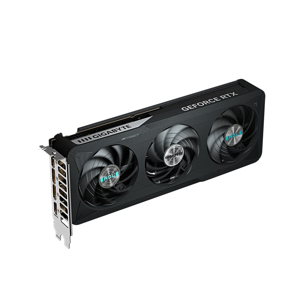 Placa de Vídeo Gigabyte RTX 5060 EAGLE MAX OC 8GB NVIDIA GeForce, 8GB GDDR7, 128bit, Triple Fan, Ray Tracing - GV-N5060EAGLEMAX OC-8GD