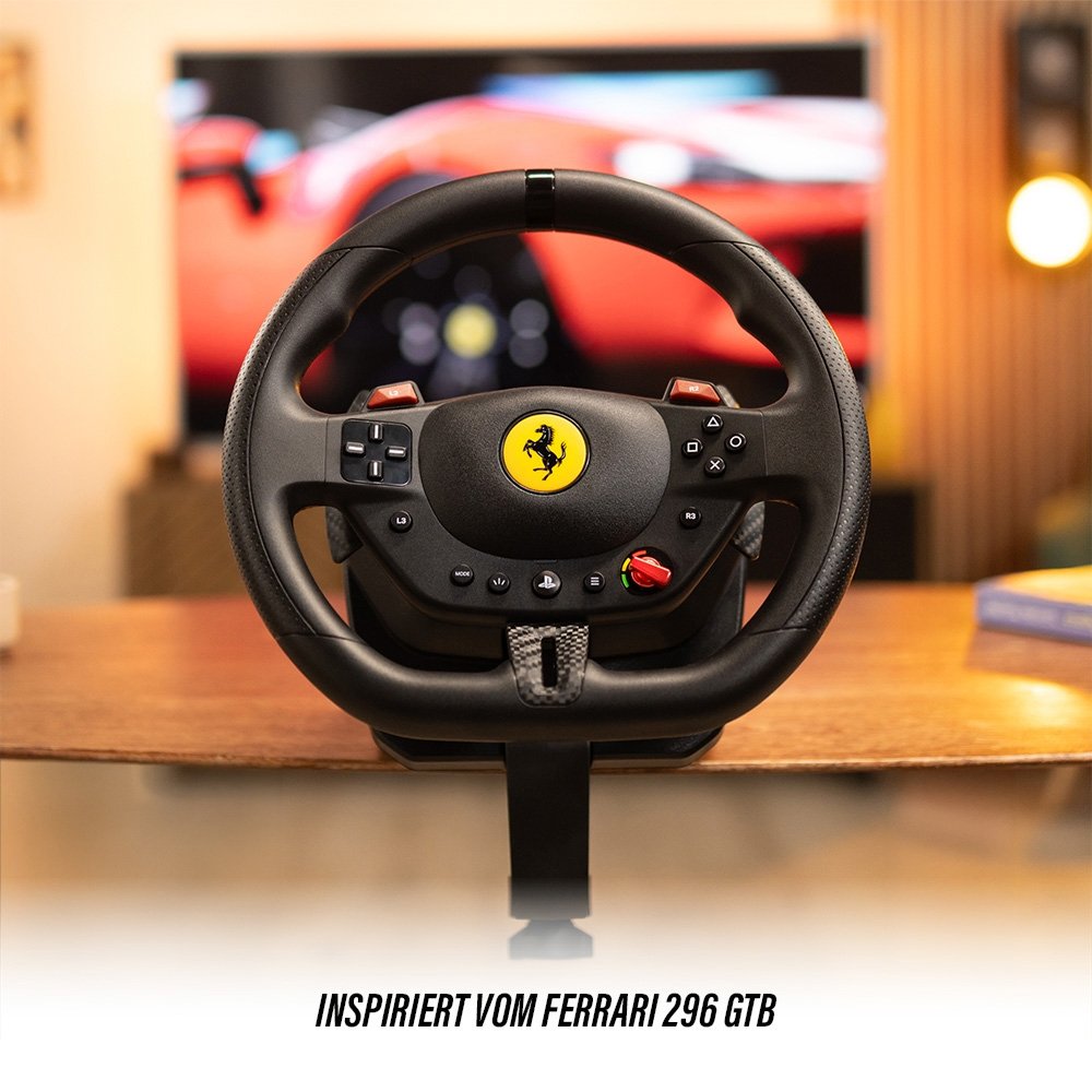 Volante Thrustmaster T98 Ferrari 296 GTB - PS5, PS4 e PC - 4169105 - view 10
