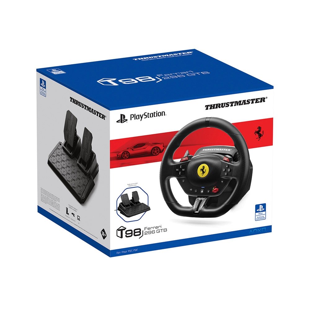 Volante Thrustmaster T98 Ferrari 296 GTB - PS5, PS4 e PC - 4169105 - view 9