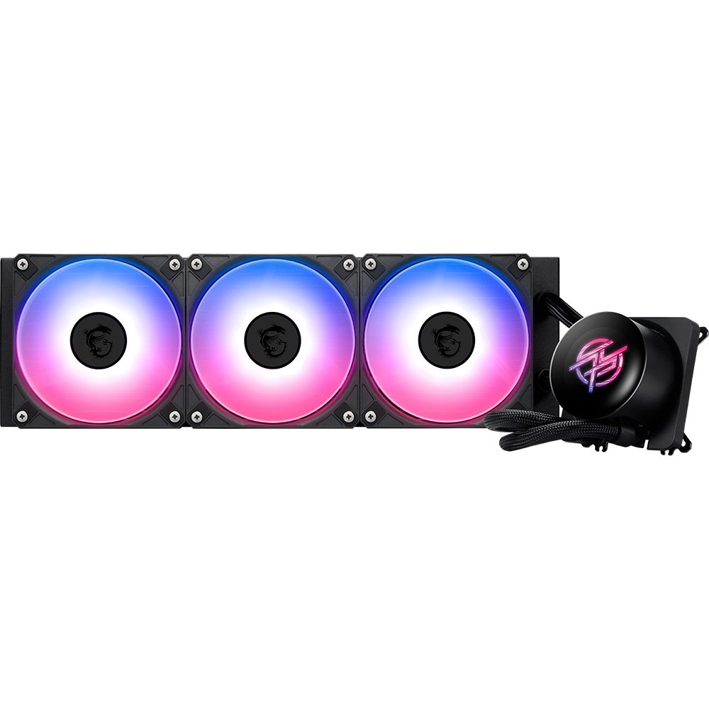 Imagem 5 de 5 do produto Water Cooler MSI MPG CORELIQUID P13 , ARGB, 360mm, Intel e AMD, Preto - CLP13360