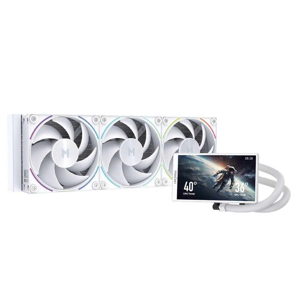 Watercooler MACH1 POLAR ARGB 360mm Branco - IRV360WH