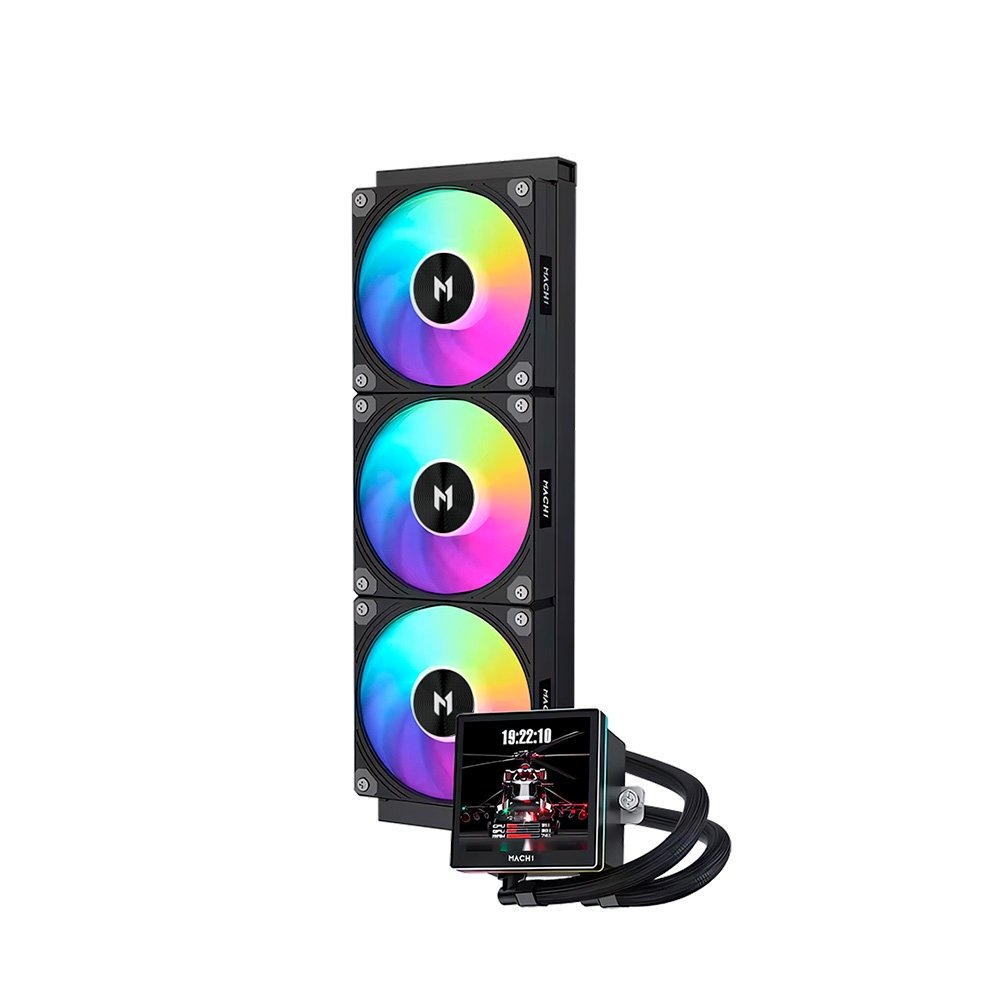Water Cooler MACH1 CHILL, ARGB, 360mm, AMD e Intel, Preto - IEV360BK - view 2