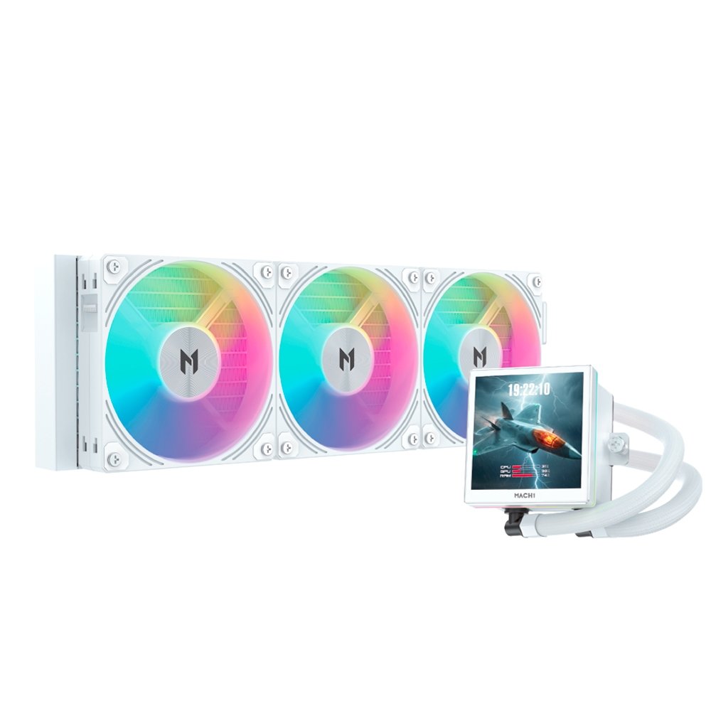 Water Cooler MACH1 CHILL, ARGB, 360mm, AMD e Intel, Branco - IEV360WH 5