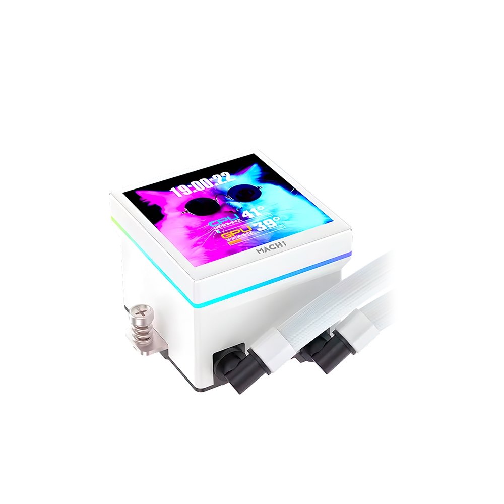 Water Cooler MACH1 CHILL, ARGB, 360mm, AMD e Intel, Branco - IEV360WH