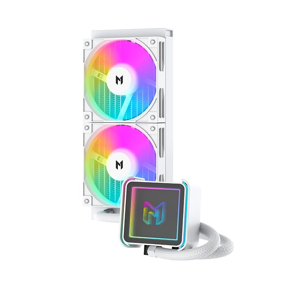Water Cooler MACH1 EXTREME, ARGB, 240mm, Efeito Espelho Infinito, AMD e Intel, Branco - ICEMIRROR240WH Water Cooler MACH1 EXTREME, ARGB, 240mm, Efeito Espelho Infinito, AMD e Intel, Branco - ICEMIRROR240WH