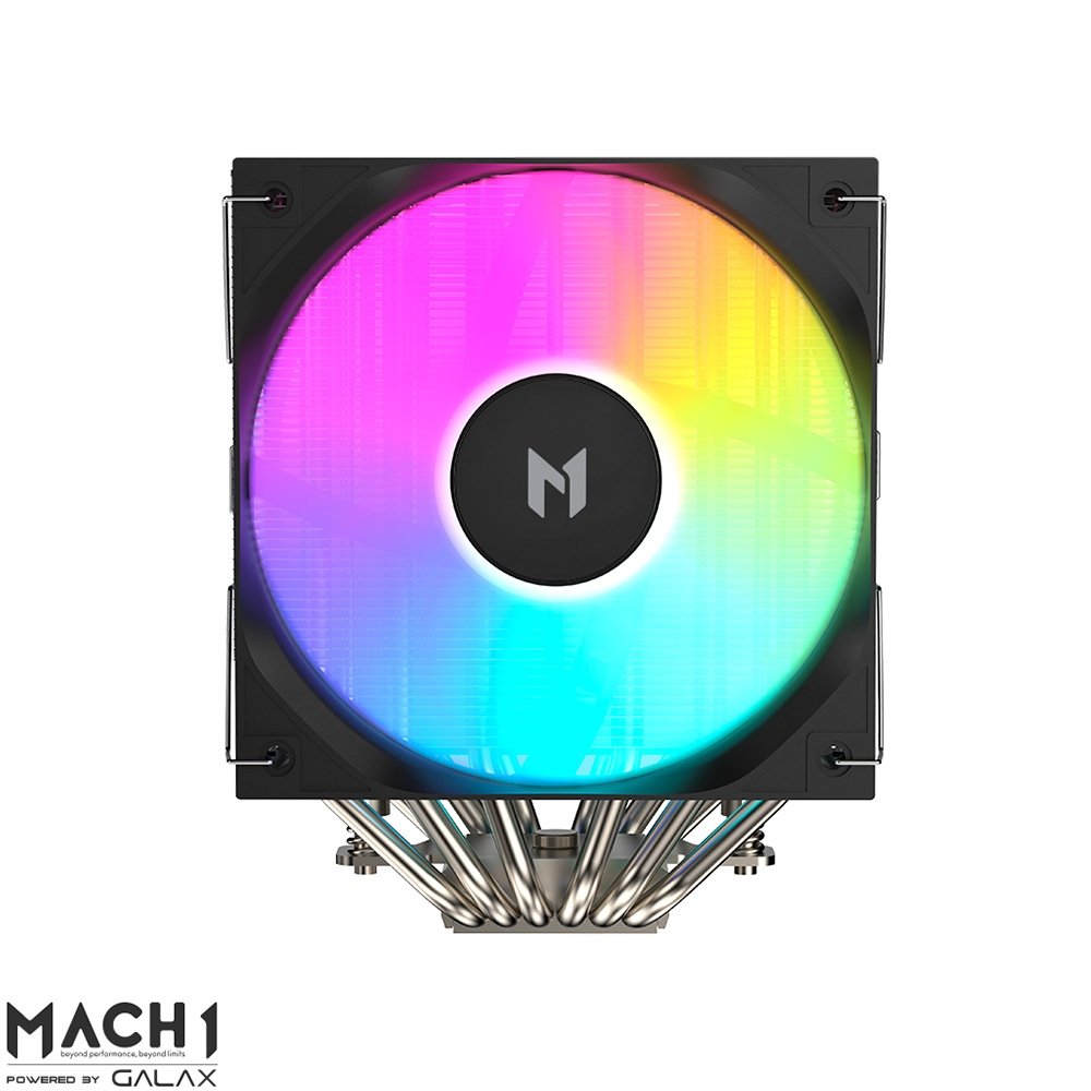 Air Cooler MACH1 VORTEX PRO, ARGB, AMD e Intel, 120mm, Preto - B60T-ARGB V2 6