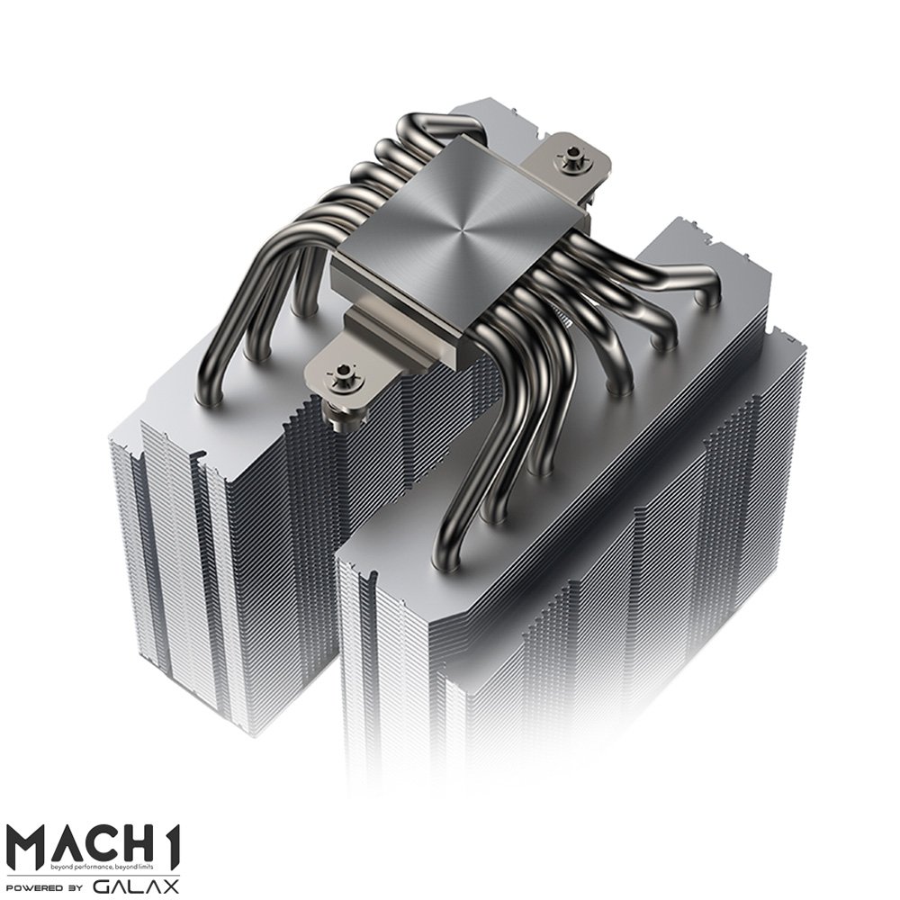 Air Cooler MACH1 VORTEX PRO, ARGB, AMD e Intel, 120mm, Preto - B60T-ARGB V2 8