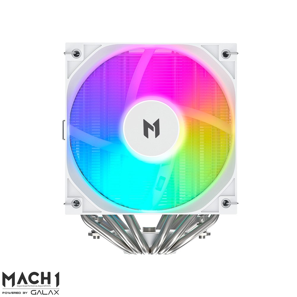 Imagem 2 de 7 do produto Air Cooler MACH1 TYPHOON ARGB, AMD e Intel, 120mm, Branco - A60-H-ARGB
