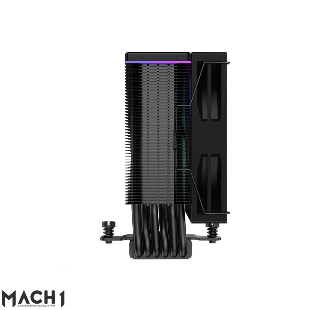 Imagem 3 de 5 do produto Air Cooler MACH1 ARTIC, Digital, ARGB, AMD e Intel, 120mm, Preto - B60-DIG-BK-ARGB
