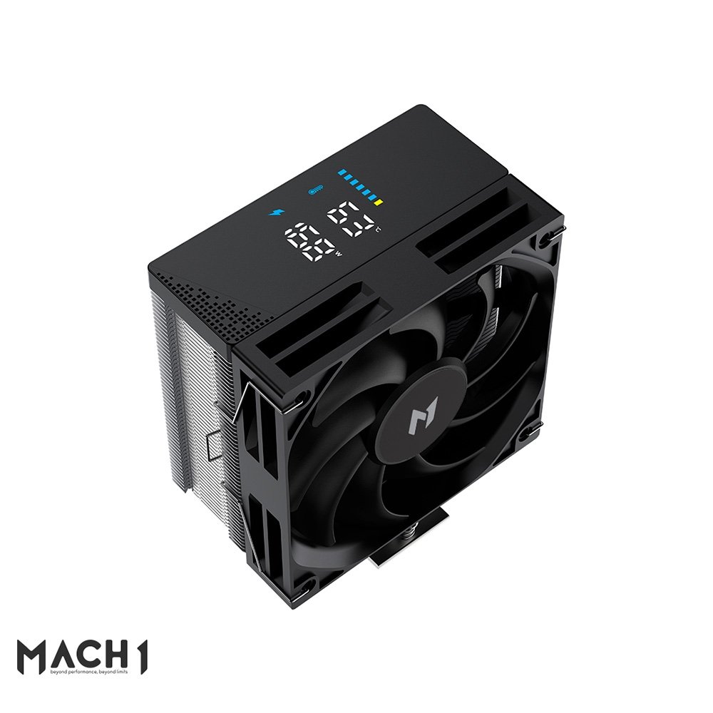 Imagem 2 de 5 do produto Air Cooler MACH1 ECHO DIGITAL, AMD e Intel, 120mm, Preto - P50i DIG