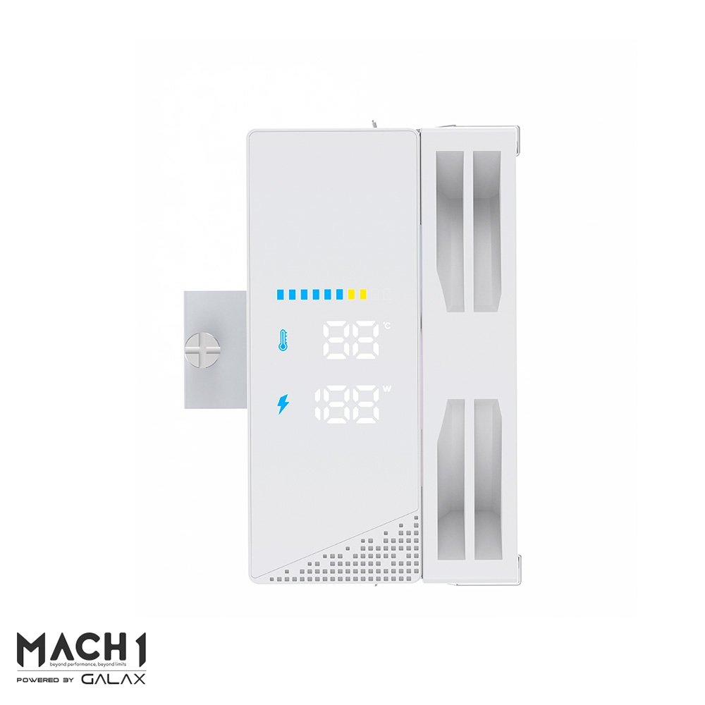 Imagem 3 de 5 do produto Air Cooler MACH1 ECHO DIGITAL, ARGB, AMD e Intel, 120mm, Branco - P50i WH DIG ARGB