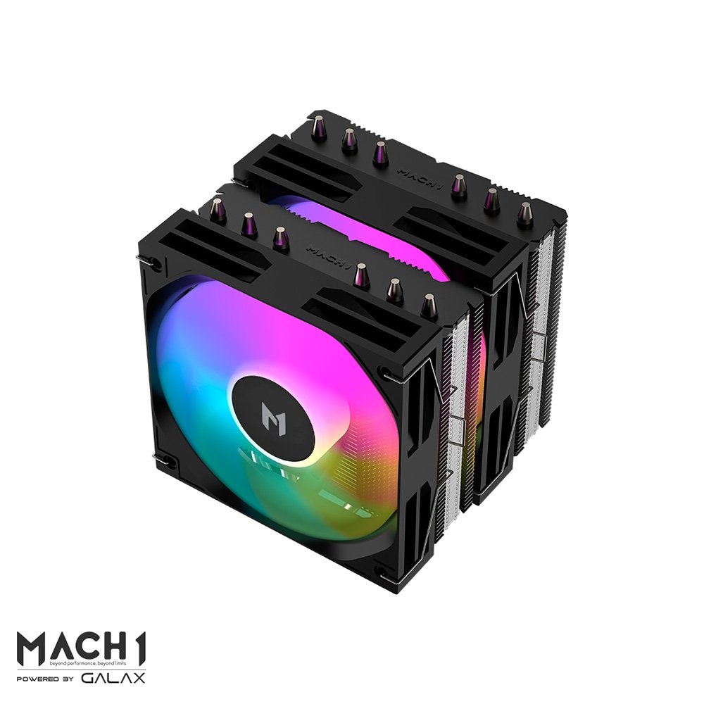 Air Cooler MACH1 WIND, ARGB, AMD e Intel, 120mm, Preto - A60 ARGB 8