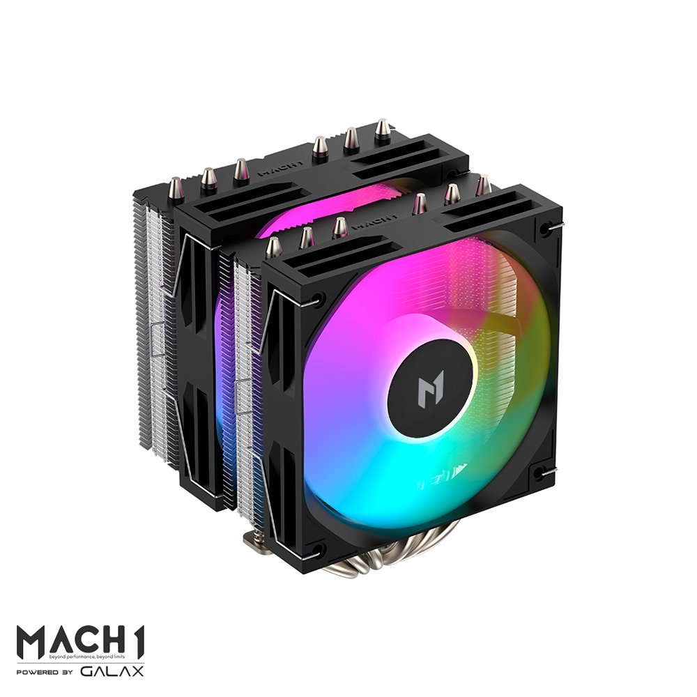 Air Cooler MACH1 WIND, ARGB, AMD e Intel, 120mm, Preto - A60 ARGB 7