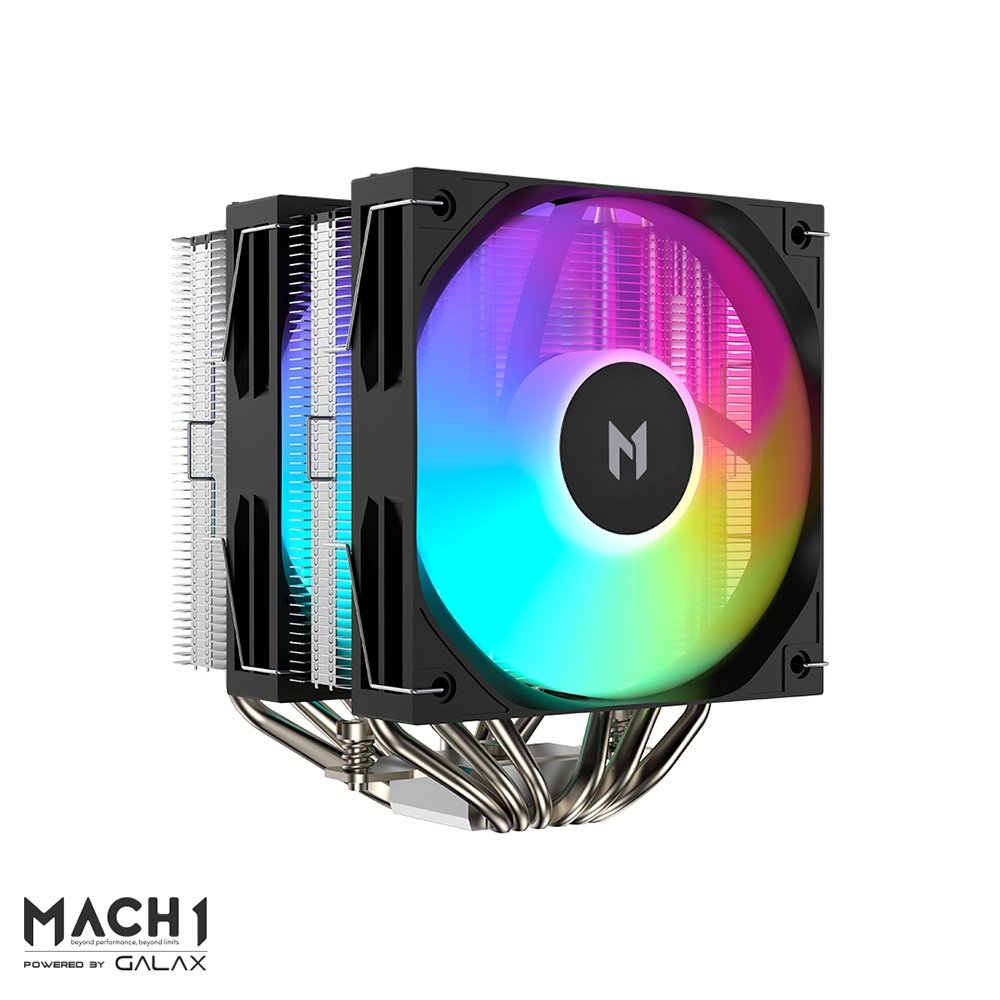 Air Cooler MACH1 WIND, ARGB, AMD e Intel, 120mm, Preto - A60 ARGB 6