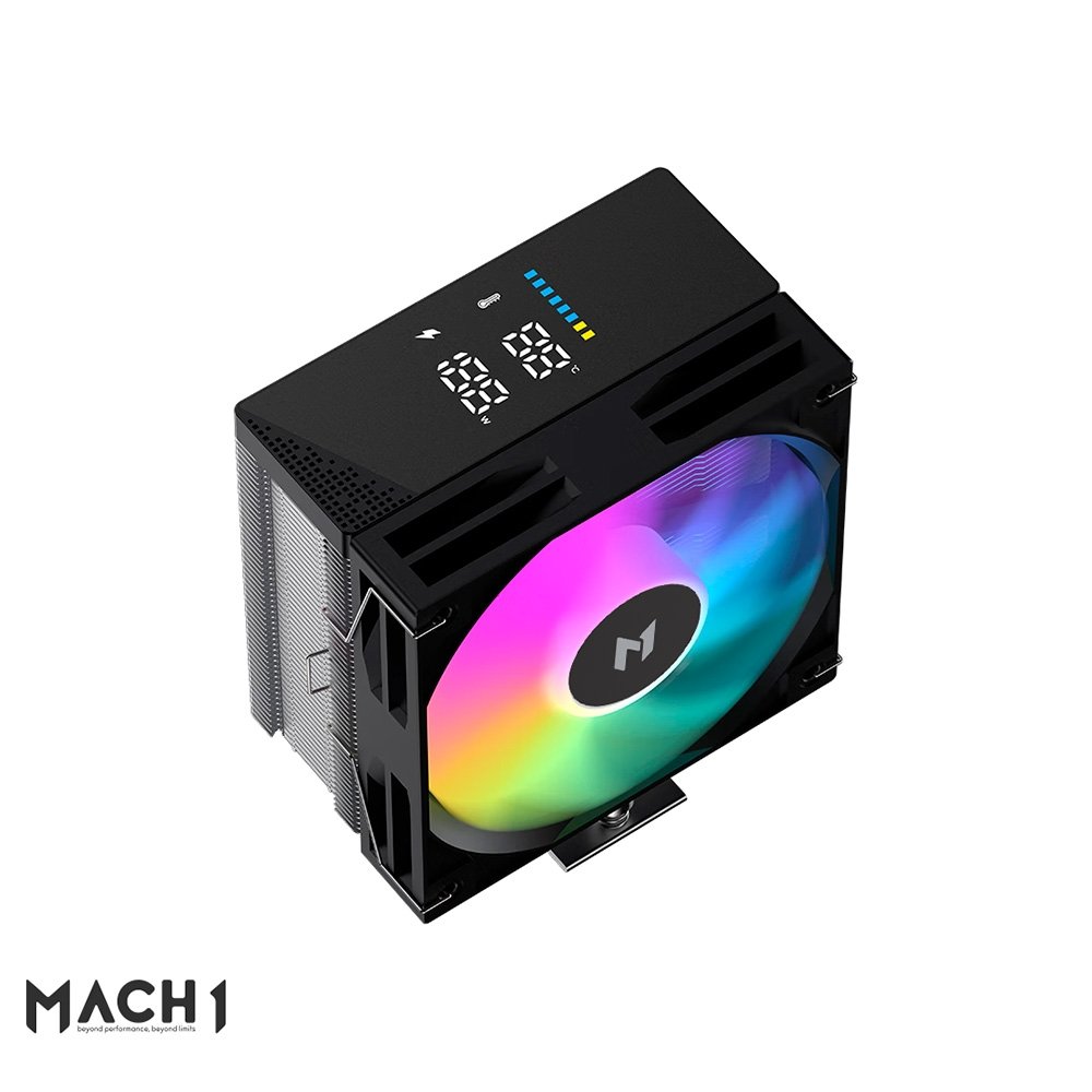 Air Cooler MACH1 ECHO DIGITAL Digital, ARGB, AMD e Intel, 120mm, Preto - P50i DIG ARGB - view 2