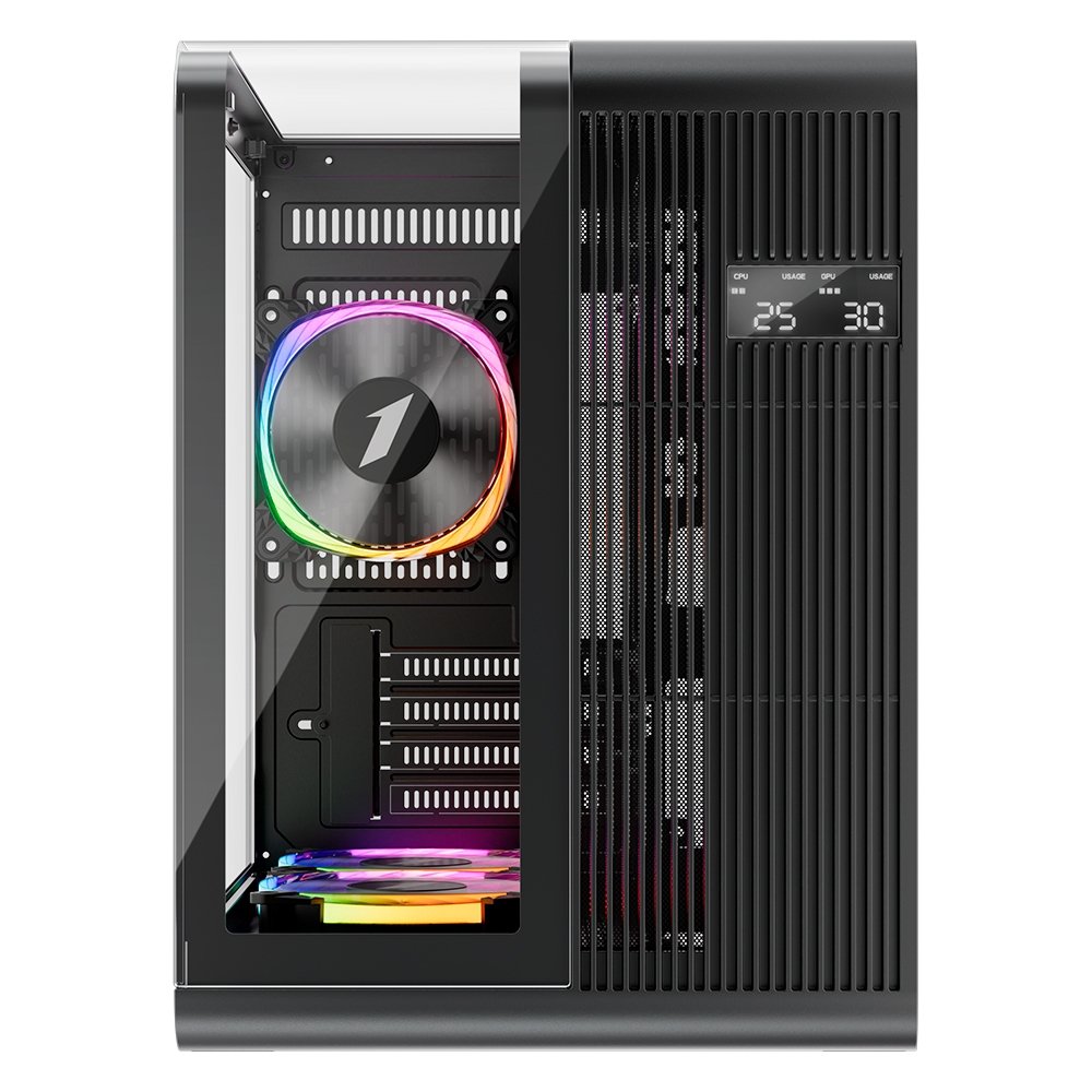 Gabinete Gamer 1STPLAYER RT5, Mid Tower, ATX, Lateral em Vidro Temperado, Preto - RT5-BK - view 3