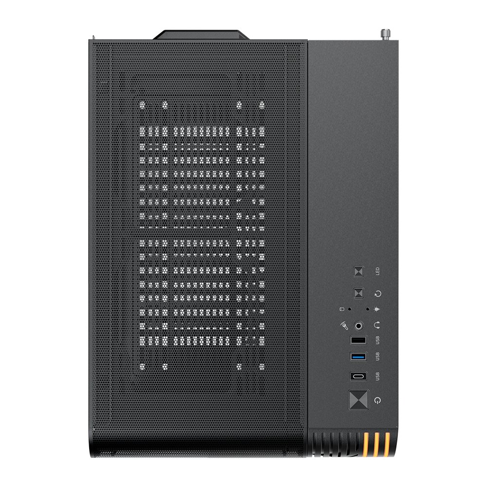 Imagem 11 de 11 do produto Gabinete Gamer 1STPLAYER VT5, Mid Tower, ATX, Lateral em Vidro Temperado, Sem Fan, Preto - VT5-BK