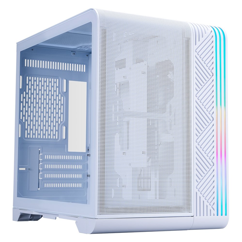 Imagem 12 de 12 do produto Gabinete Gamer 1STPLAYER VT5, Mid Tower, ATX, Lateral em Vidro Temperado, Sem Fan, Branco - VT5-WH