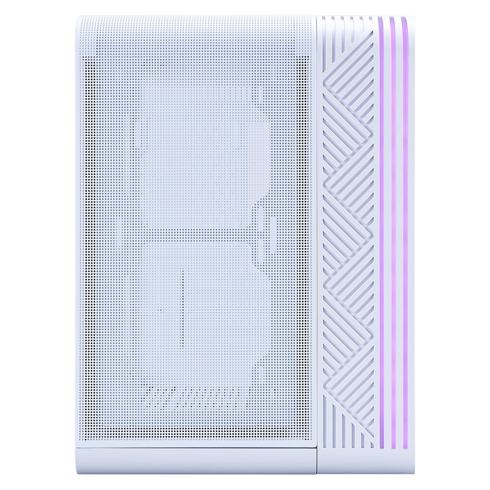 Imagem 7 de 12 do produto Gabinete Gamer 1STPLAYER VT5, Mid Tower, ATX, Lateral em Vidro Temperado, Sem Fan, Branco - VT5-WH