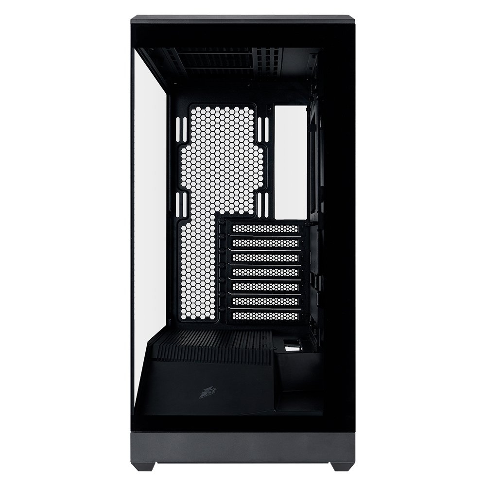 Gabinete Gamer 1STPLAYER GM7, Mid Tower, ATX, Lateral em Vidro Temperado, Sem Fan, Preto - GM7-BK - view 9