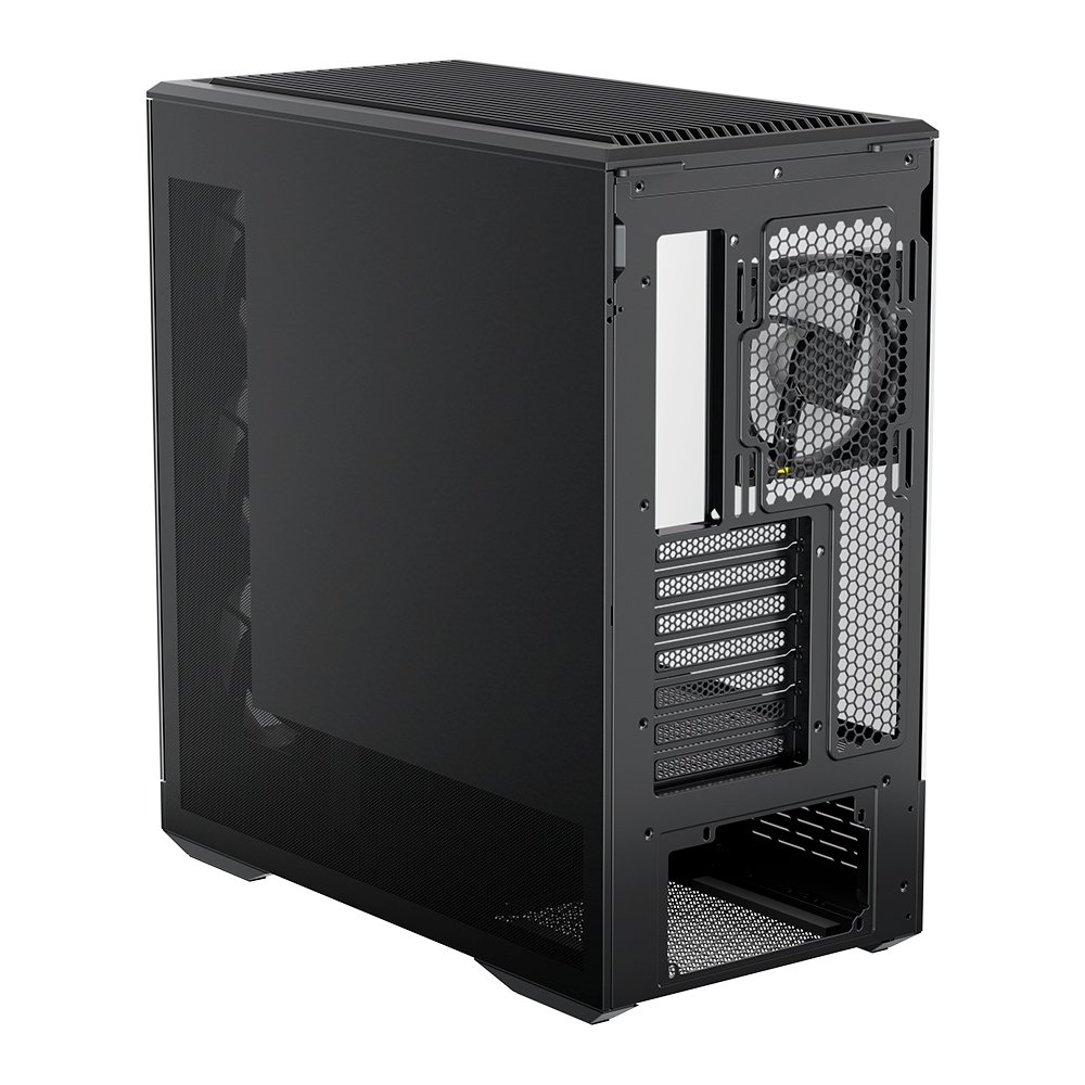 Gabinete Gamer 1STPLAYER GM7, Mid Tower, ATX, Lateral em Vidro Temperado, Sem Fan, Preto - GM7-BK - view 4
