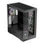 Gabinete Gamer 1STPLAYER GM7, Mid Tower, ATX, Lateral em Vidro Temperado, Sem Fan, Preto - GM7-BK