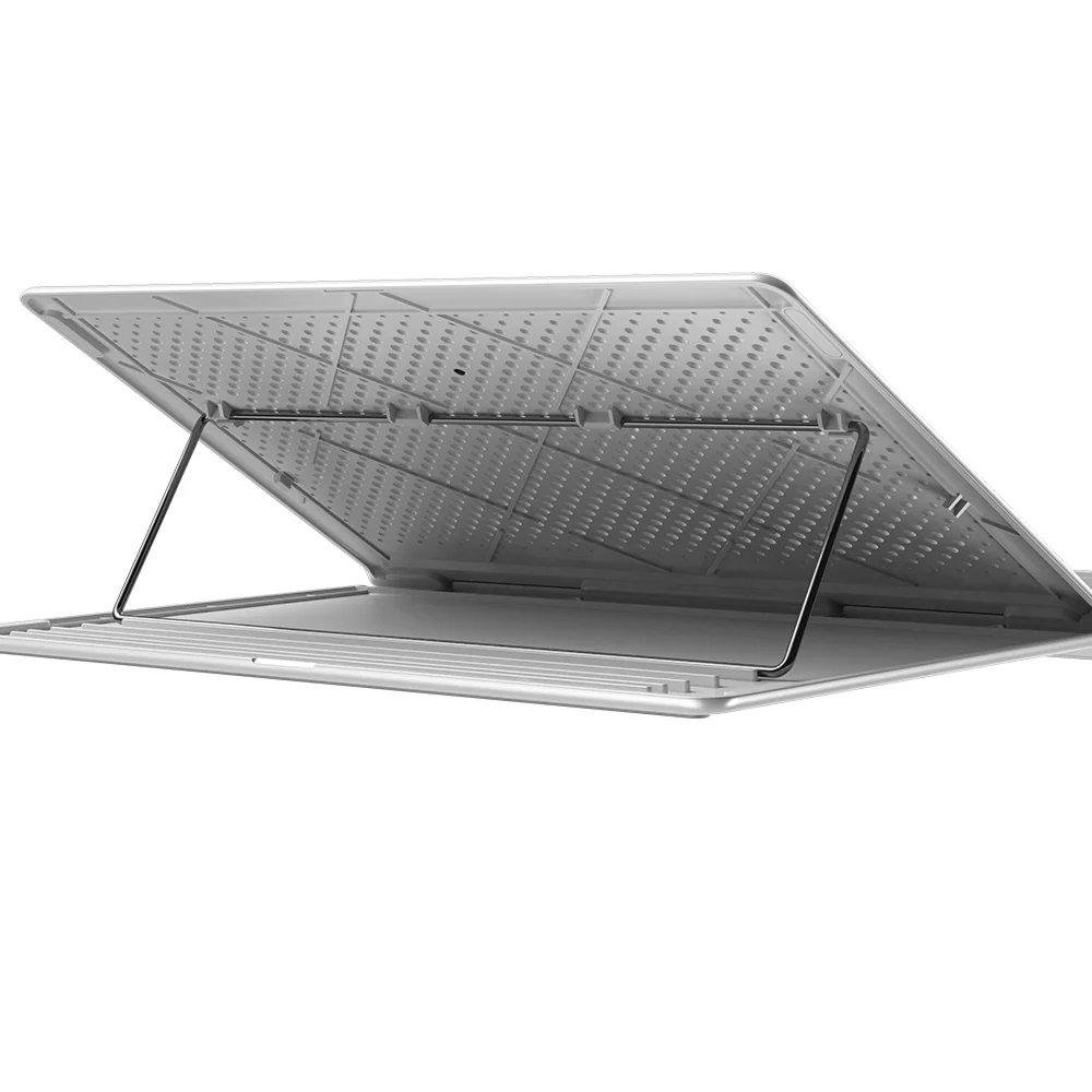 Imagem 2 de 6 do produto Suporte para Notebook Baseus Let's Go Mesh, com Ajuste de Altura, Branco e Cinza - SUDD-2G