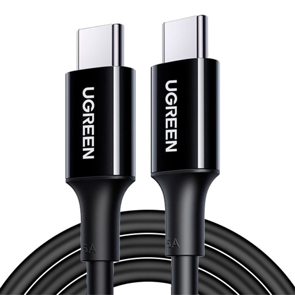 Cabo Tipo C para Tipo C Ugreen, 100W, 1m, Preto - UG-80371