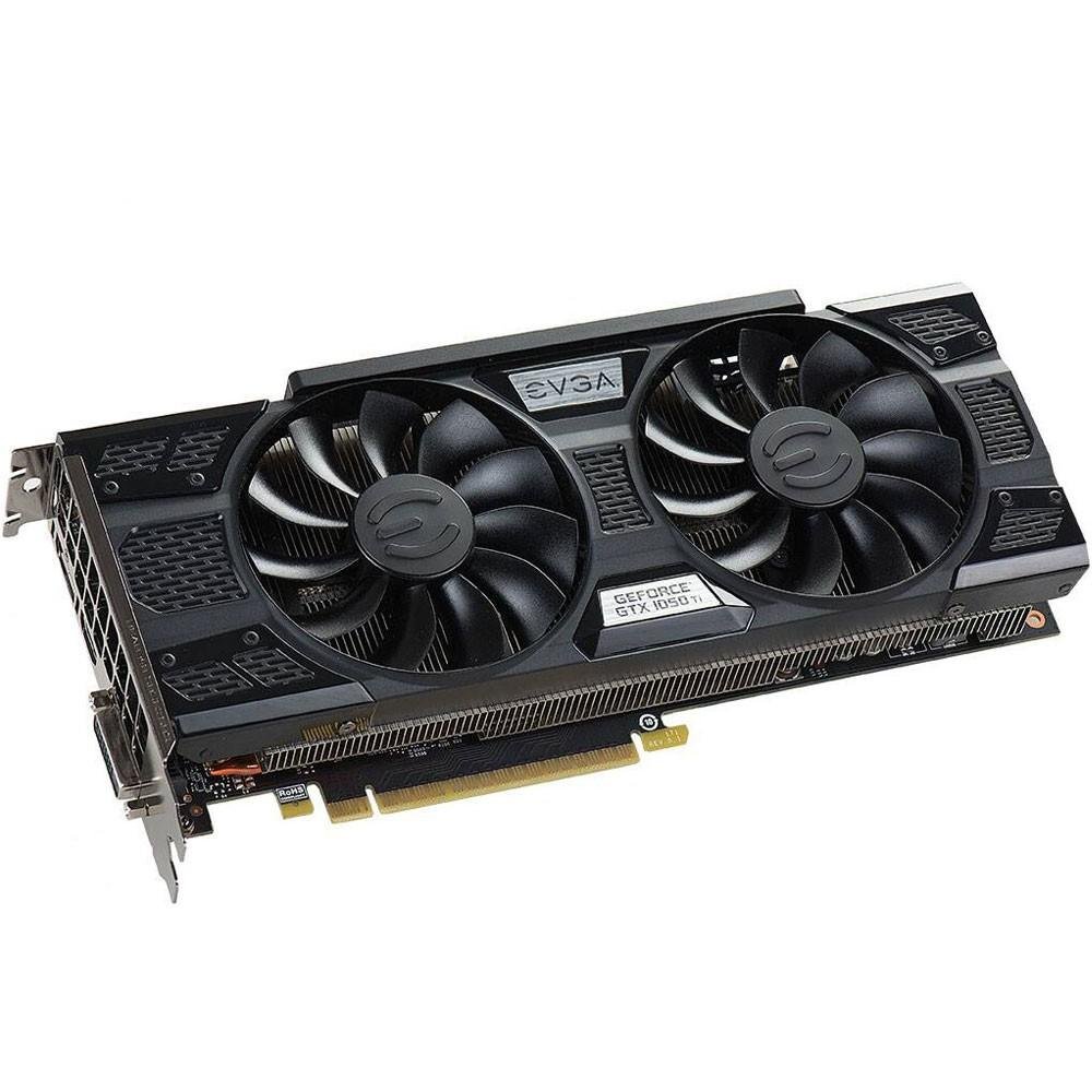 Imagem 2 de 7 do produto Placa de Vídeo VGA NVIDIA EVGA GEFORCE GTX 1050 TI 4GB FTW DT GAMING ACX 3.0 DDR5 128BITS - 04G-P4-6256-KR