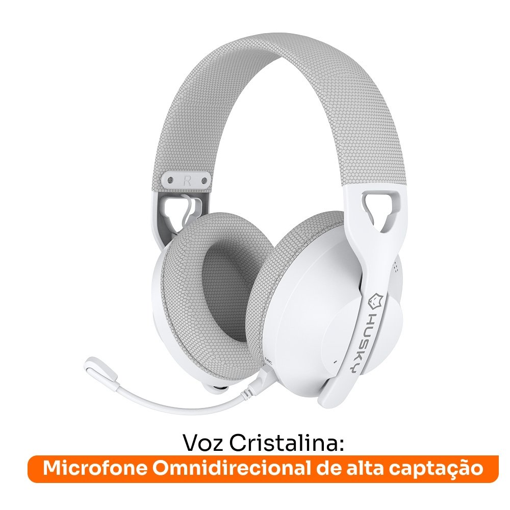 Headset Gamer Balão.info Matilha, P3 3.5mm, Driver 40mm, Microfone Omnidirecional, Cabo 2m,165g, Branco - HHG100BR - view 4