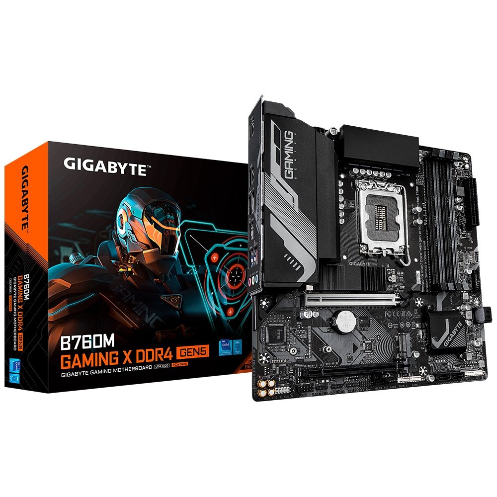 Placa-Mãe Gigabyte B760M DDR4 LGA1700 | KaBuM!