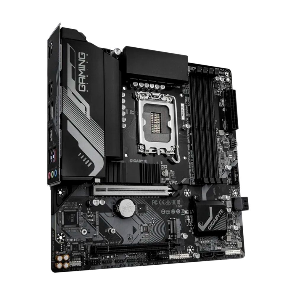 Imagem 2 de 4 do produto Placa Mãe Gigabyte B760M GAMING X GEN5, Intel LGA 1700, mATX, DDR5, PCIe 5.0 - B760M GAMING X GEN5