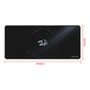 Mousepad Gamer Redragon Xeon, Control, Estendido, 900x400x3mm, Preto - P041 V2