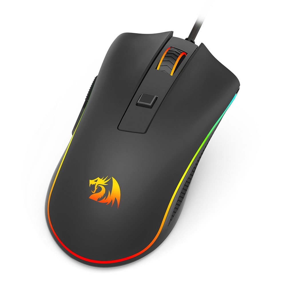 Imagem 5 de 9 do produto Mouse Gamer Redragon Cobra Cypher Lite, RGB, 12800 DPI, 6 Botões, USB, Preto - M611-RGB