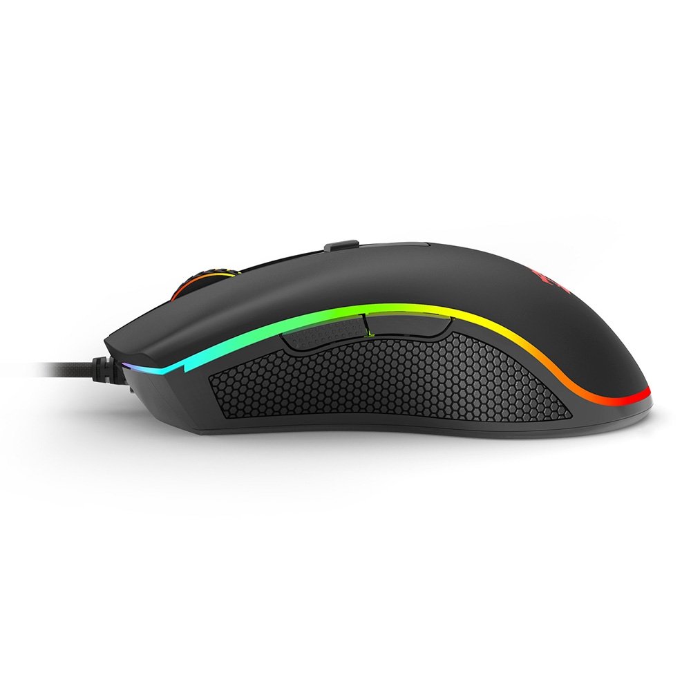 Imagem 6 de 9 do produto Mouse Gamer Redragon Cobra Cypher Lite, RGB, 12800 DPI, 6 Botões, USB, Preto - M611-RGB