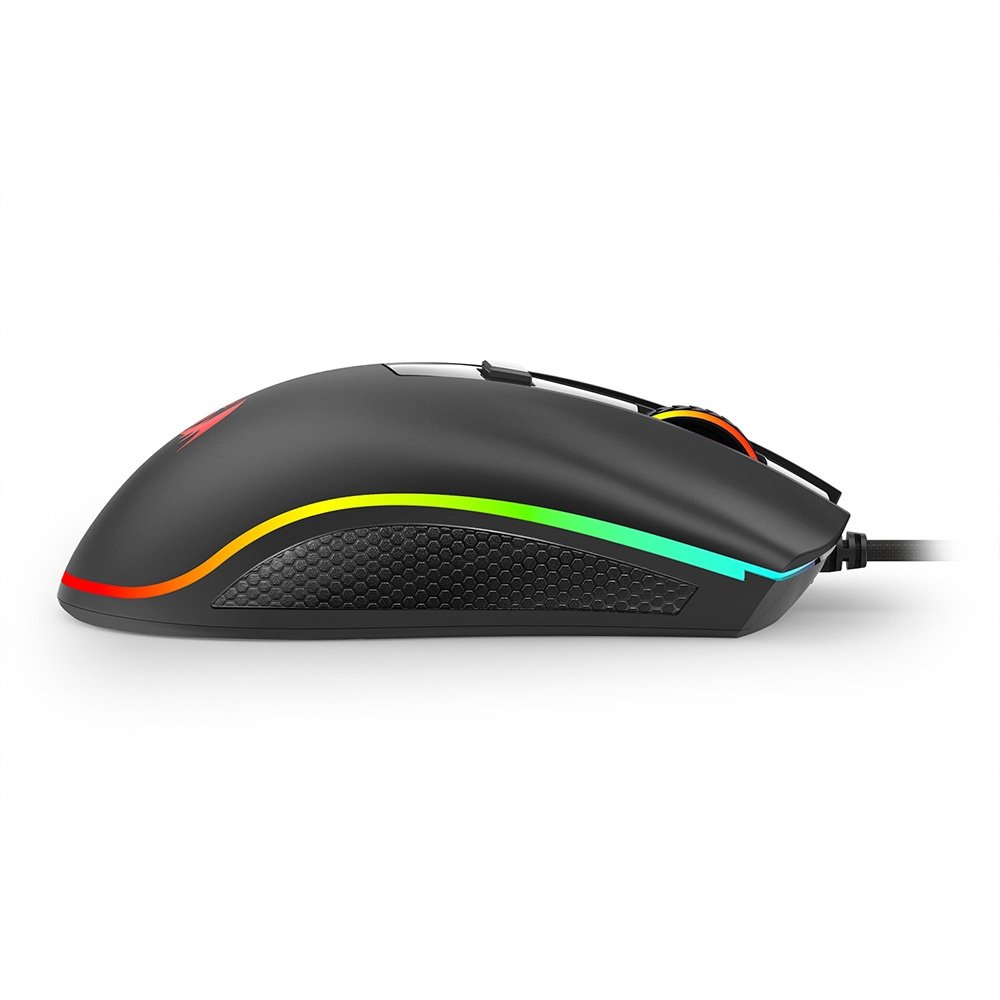 Imagem 7 de 9 do produto Mouse Gamer Redragon Cobra Cypher Lite, RGB, 12800 DPI, 6 Botões, USB, Preto - M611-RGB