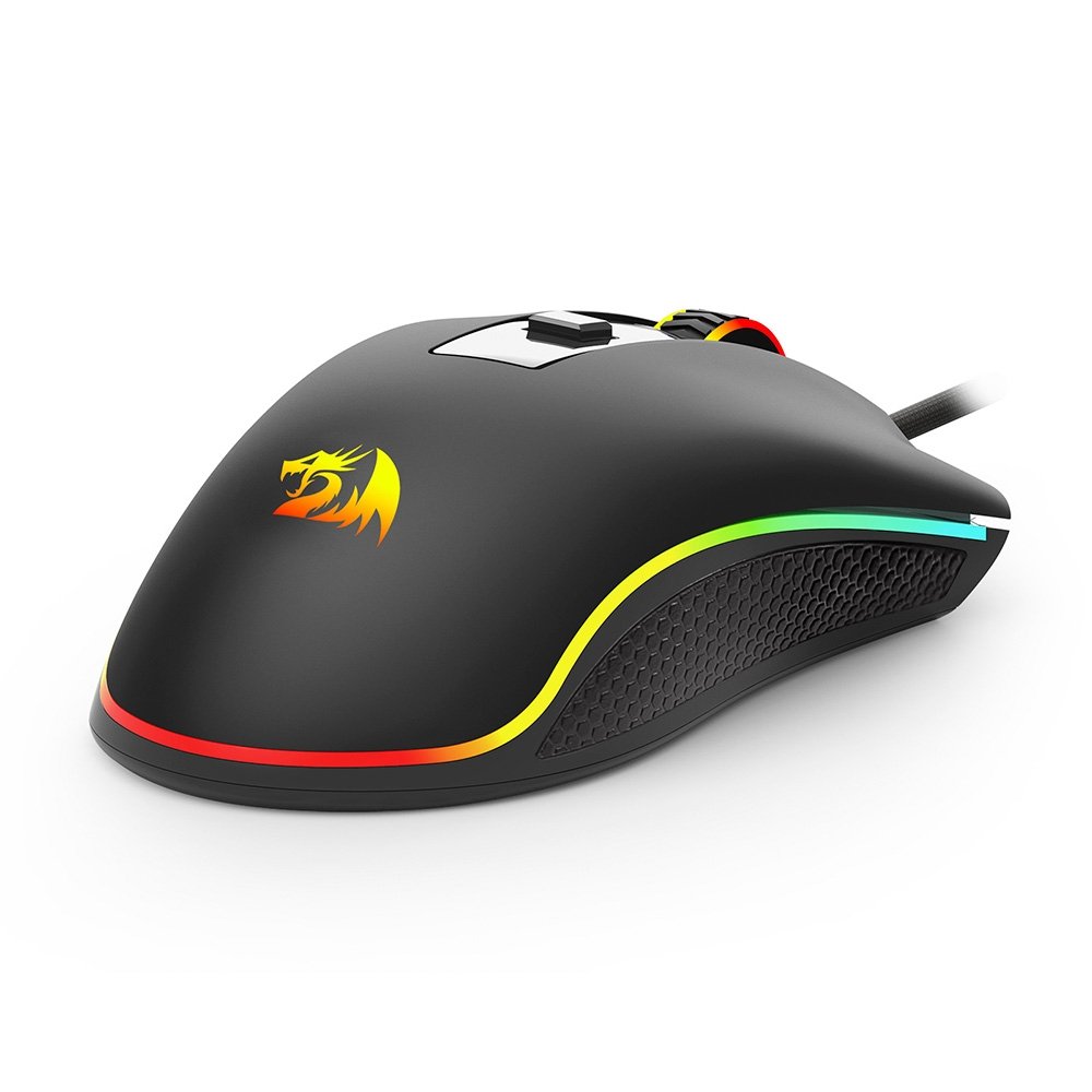 Imagem 8 de 9 do produto Mouse Gamer Redragon Cobra Cypher Lite, RGB, 12800 DPI, 6 Botões, USB, Preto - M611-RGB