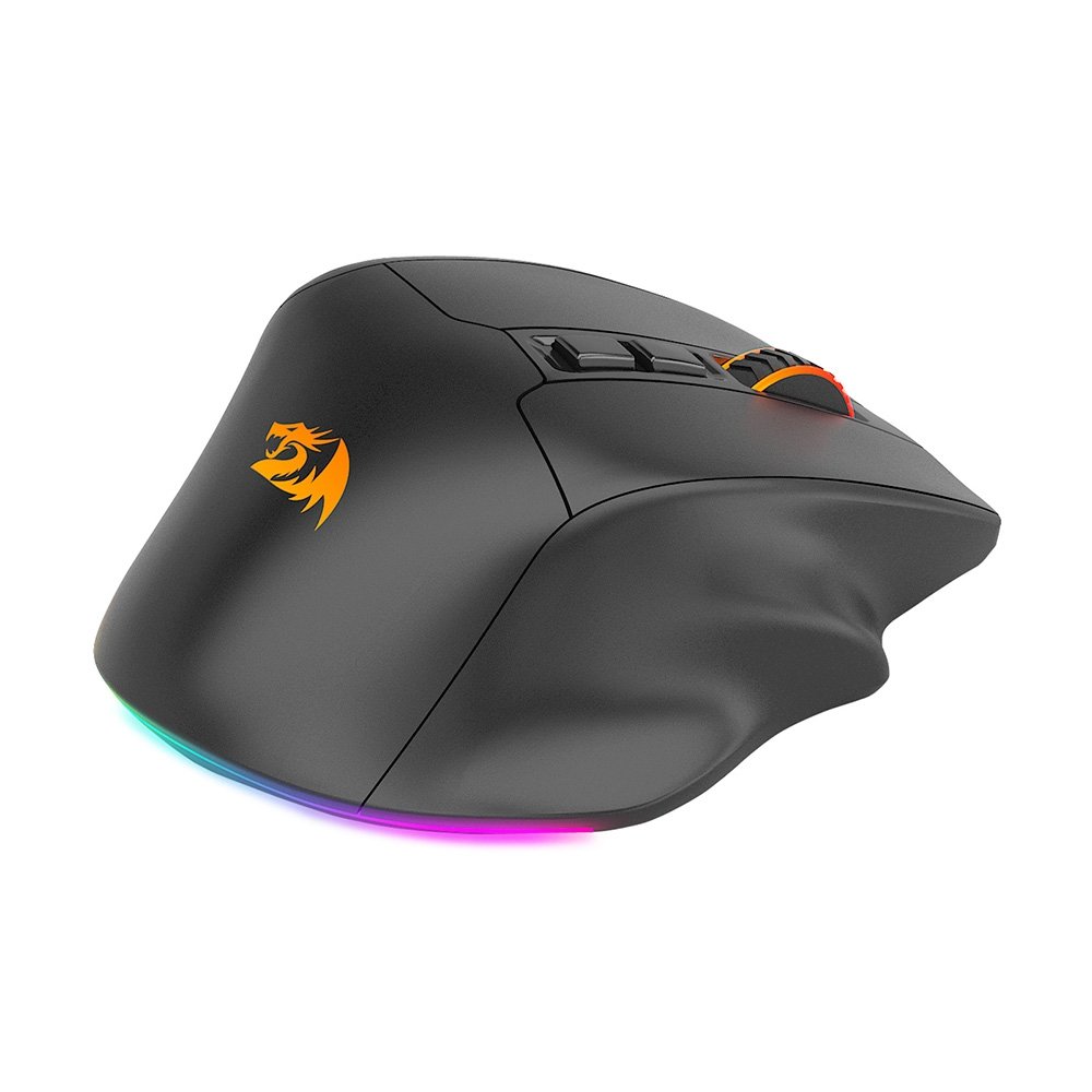 Mouse Gamer Sem Fio Redragon Aatrox Pro, RGB, 26000 DPI, 15 Botões, USB Tipo-C, USB 2.4GHz, Recarregável, Preto - M811RGB-PRO - view 6