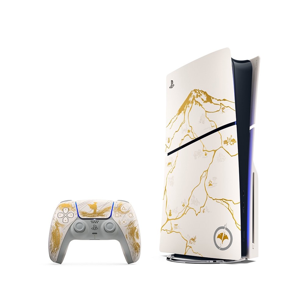 Console Sony PlayStation 5 Slim Com Leitor de Discos, Edição Limitada Ouro